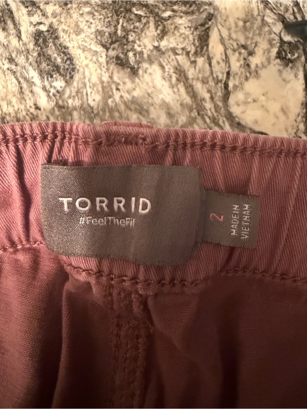 torrid Mauve Stretch Chinos size plus 2